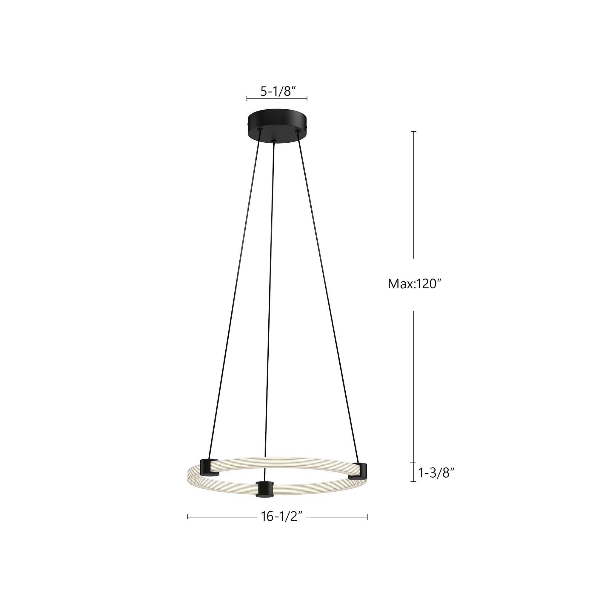 Bruni 16-in Pendant