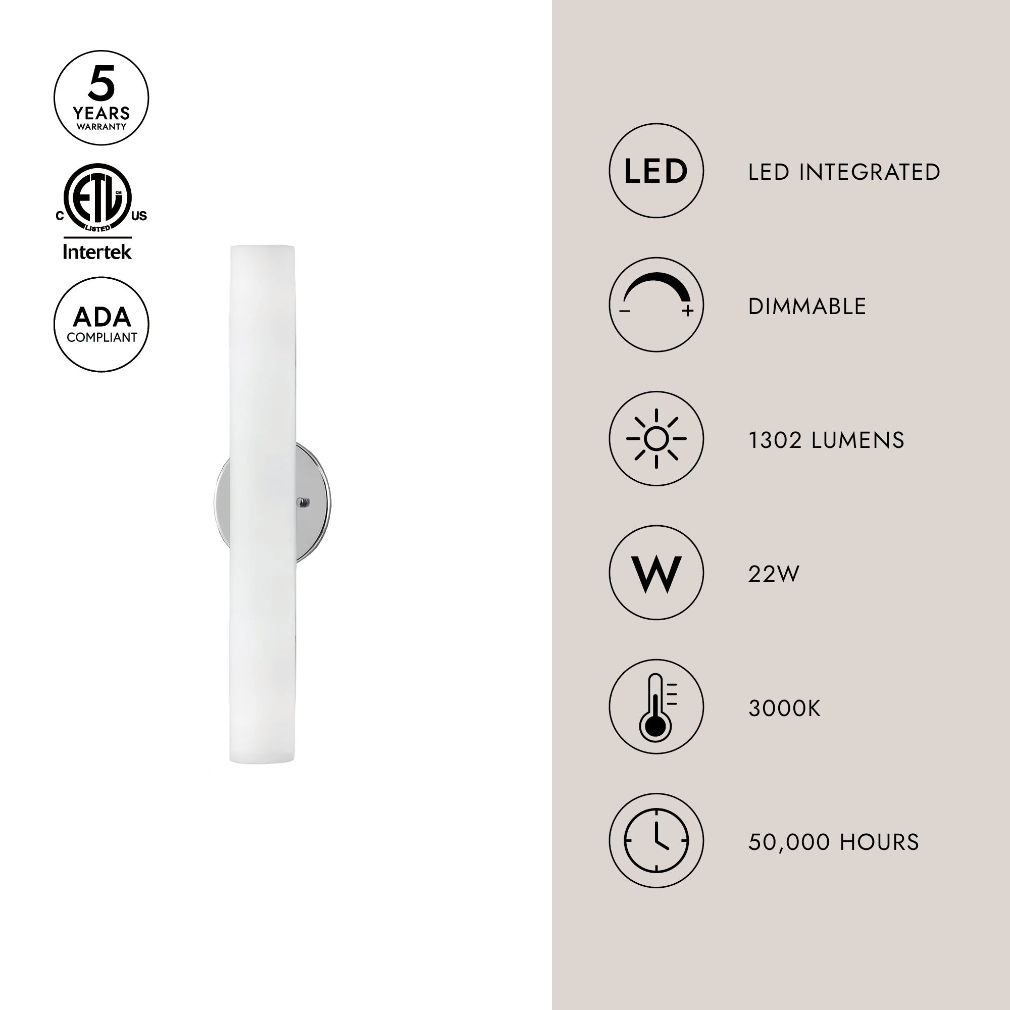 Bute 18-in Wall Sconce