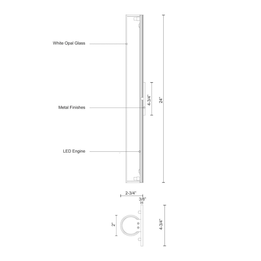 Bute 24-inch Wall Sconce