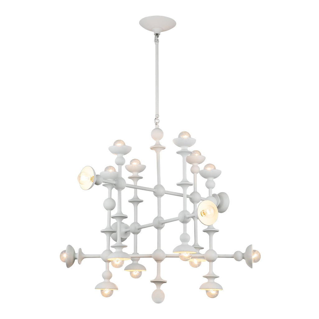 Cadence 29-in Chandelier — Antique White