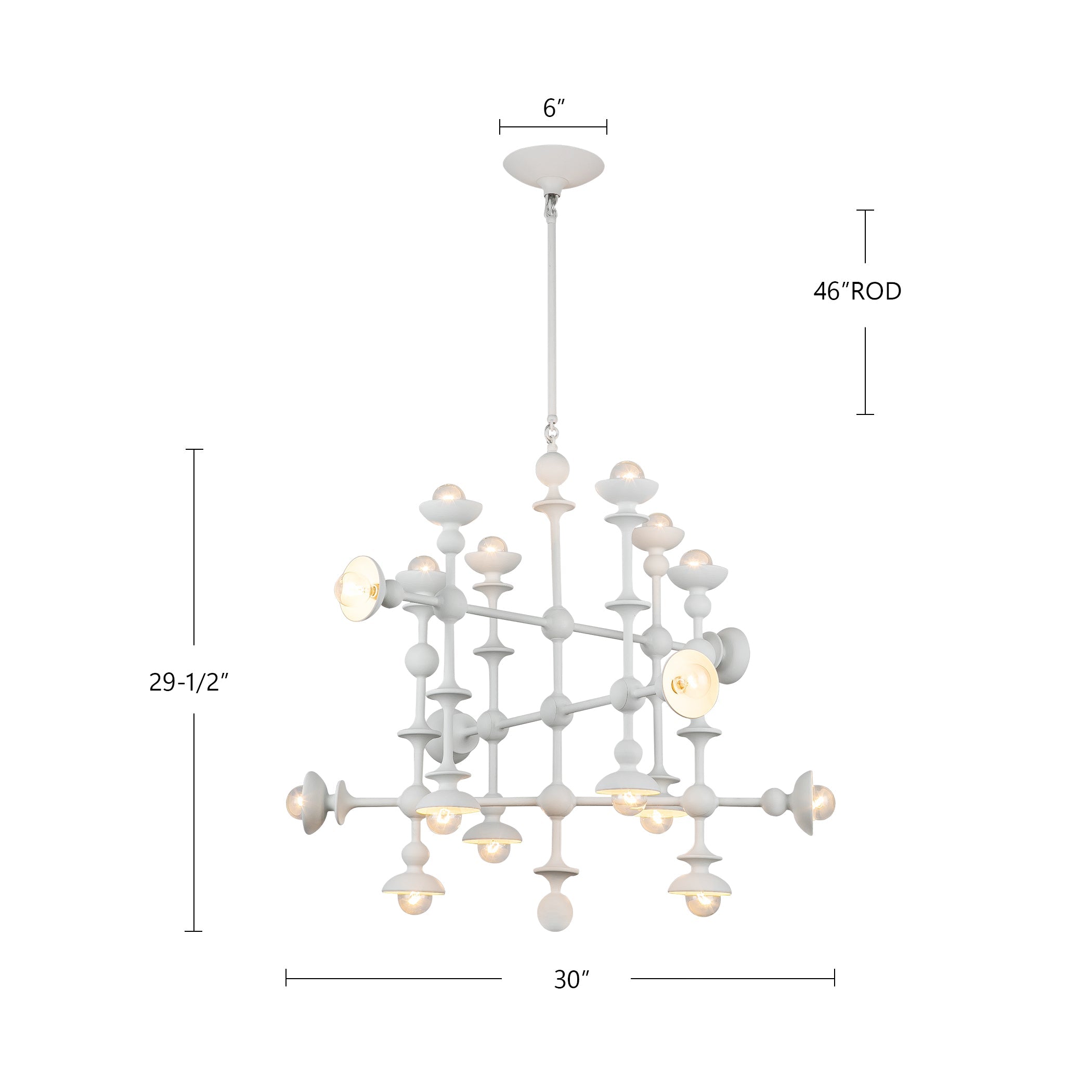 Cadence 29-in Chandelier