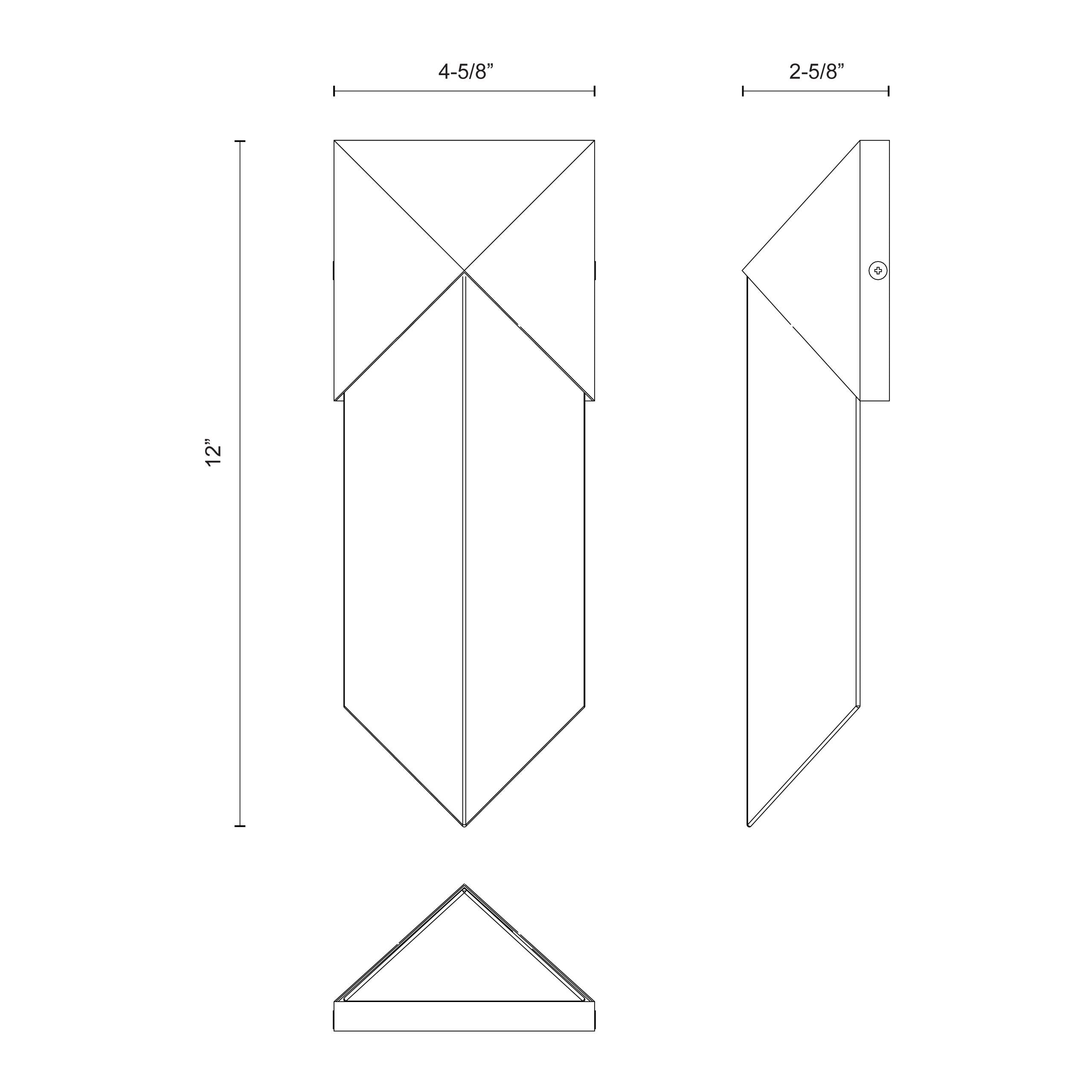 Caesar 12-in Wall/Vanity Light