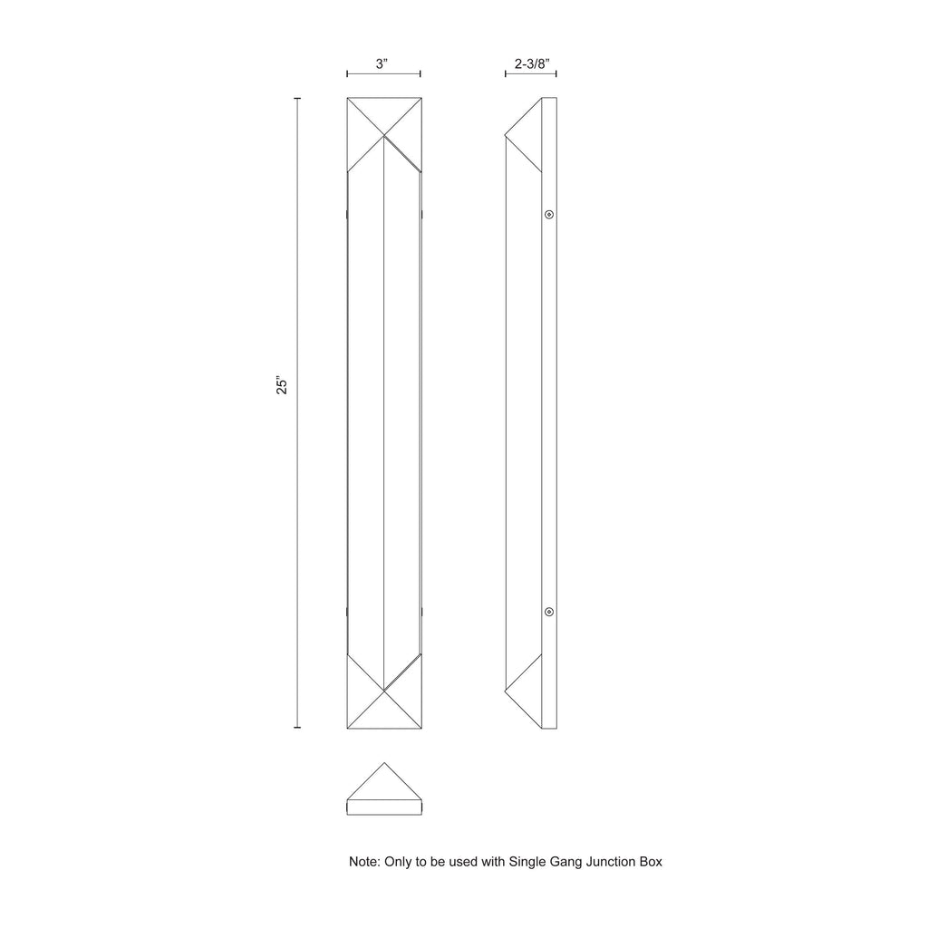 Caesar 25-in Wall/Vanity Light