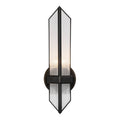 Cairo 4-in Wall/Vanity Light — Ribbed Glass/Urban Bronze