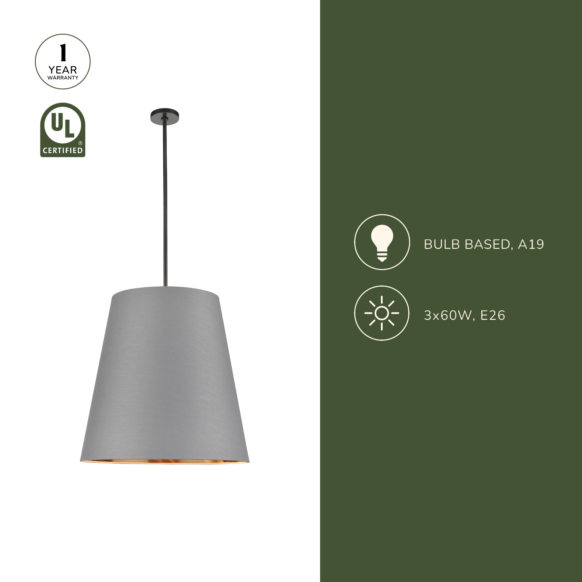 Calor 25-in Pendant