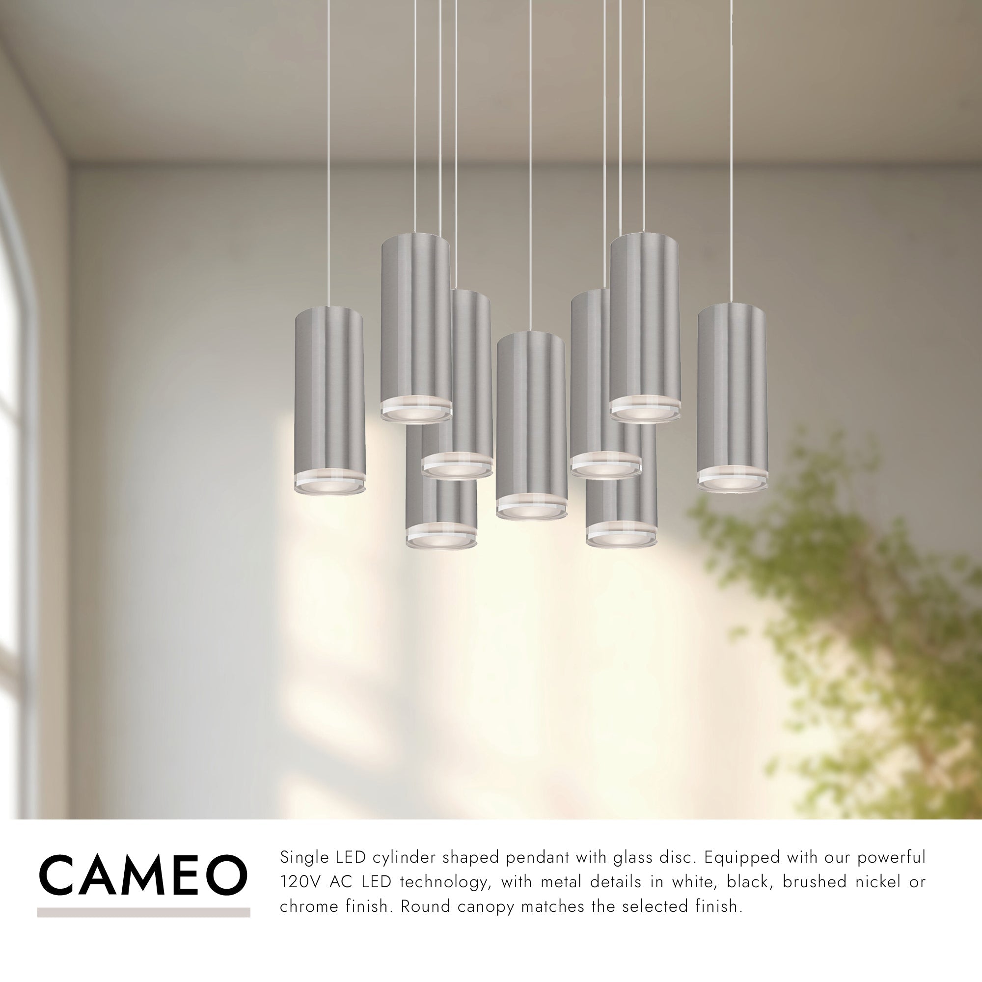 Cameo 3-in 9 Head Multi Pendant