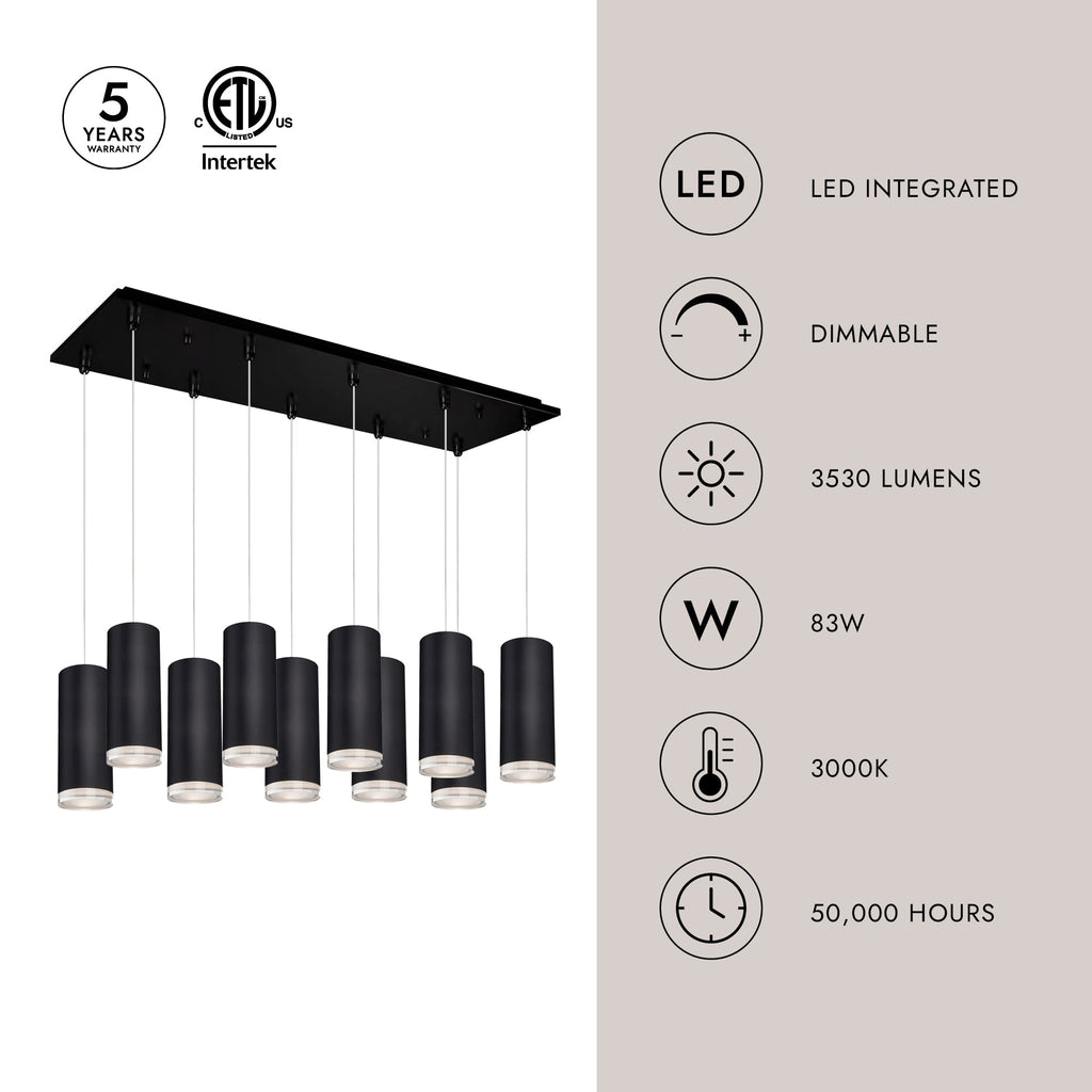 Cameo 3-in 10 Head Multi Pendant