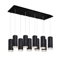 Cameo 3-in 10 Head Multi Pendant — Black