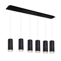 Cameo 4-in 6 Head Multi Pendant — Black