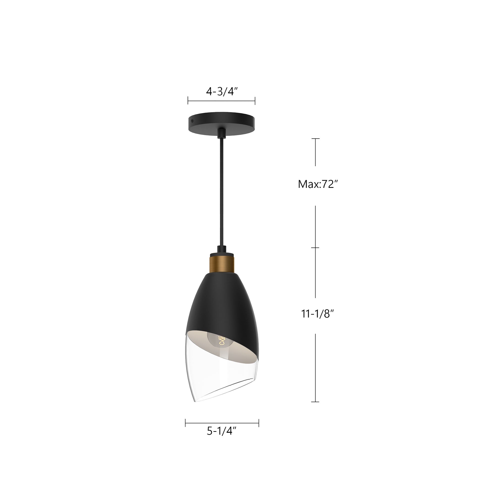 Capri 5-in Pendant
