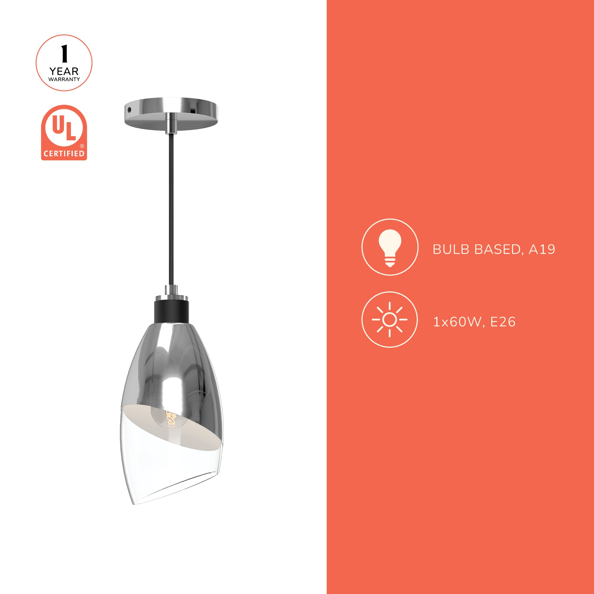 Capri 5-in Pendant