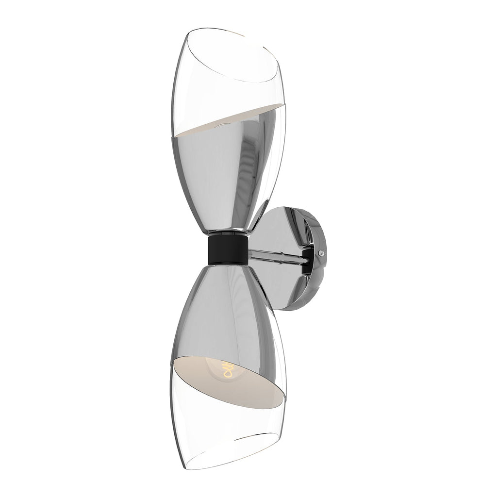 Capri 5-in Wall/Vanity Light — Chrome/Clear Glass