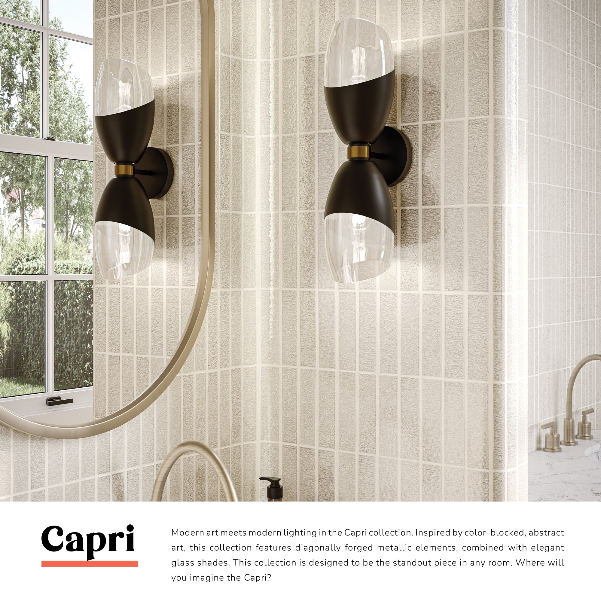 Capri 5-in Wall/Vanity Light