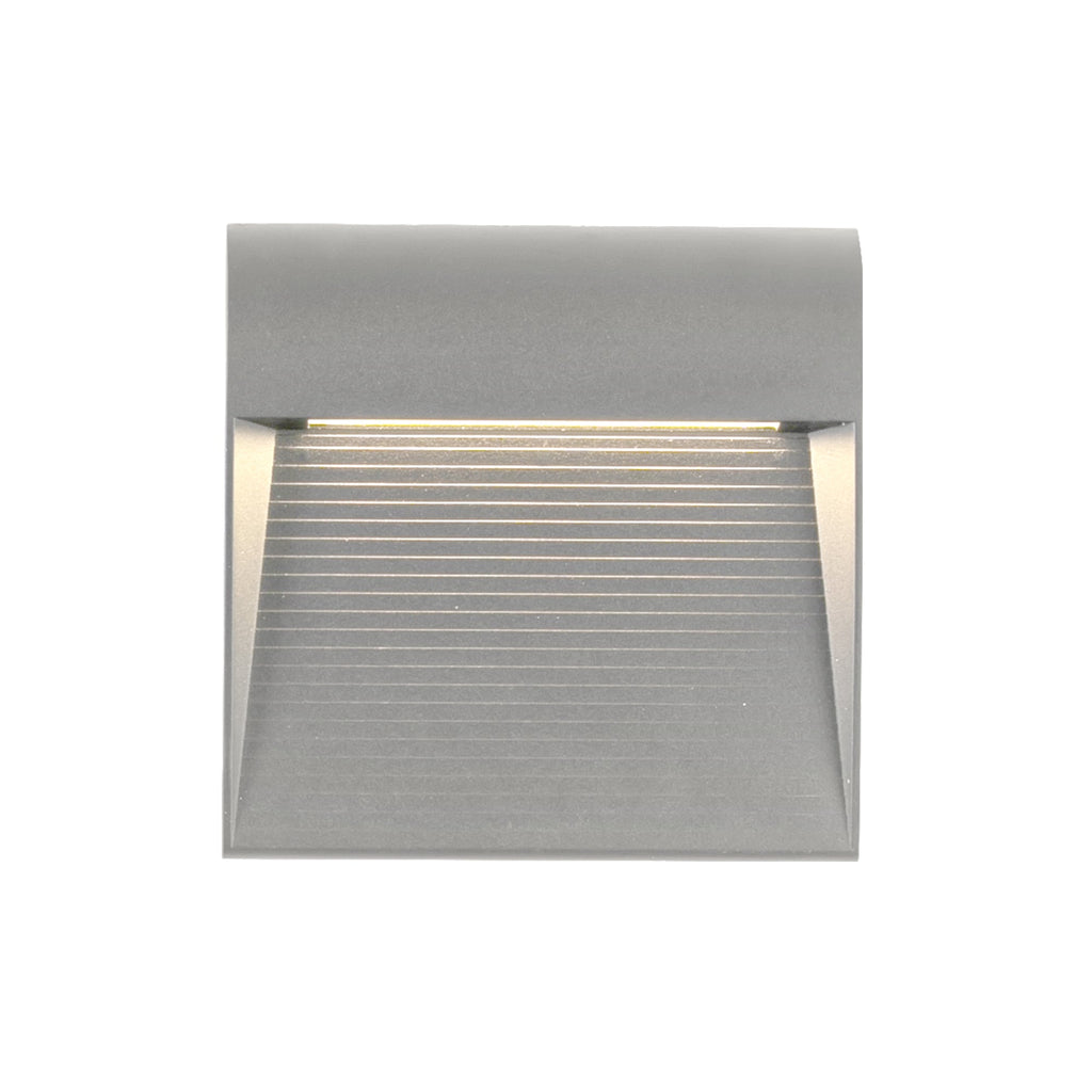 Casa 7-in Exterior Wall Sconce — Grey