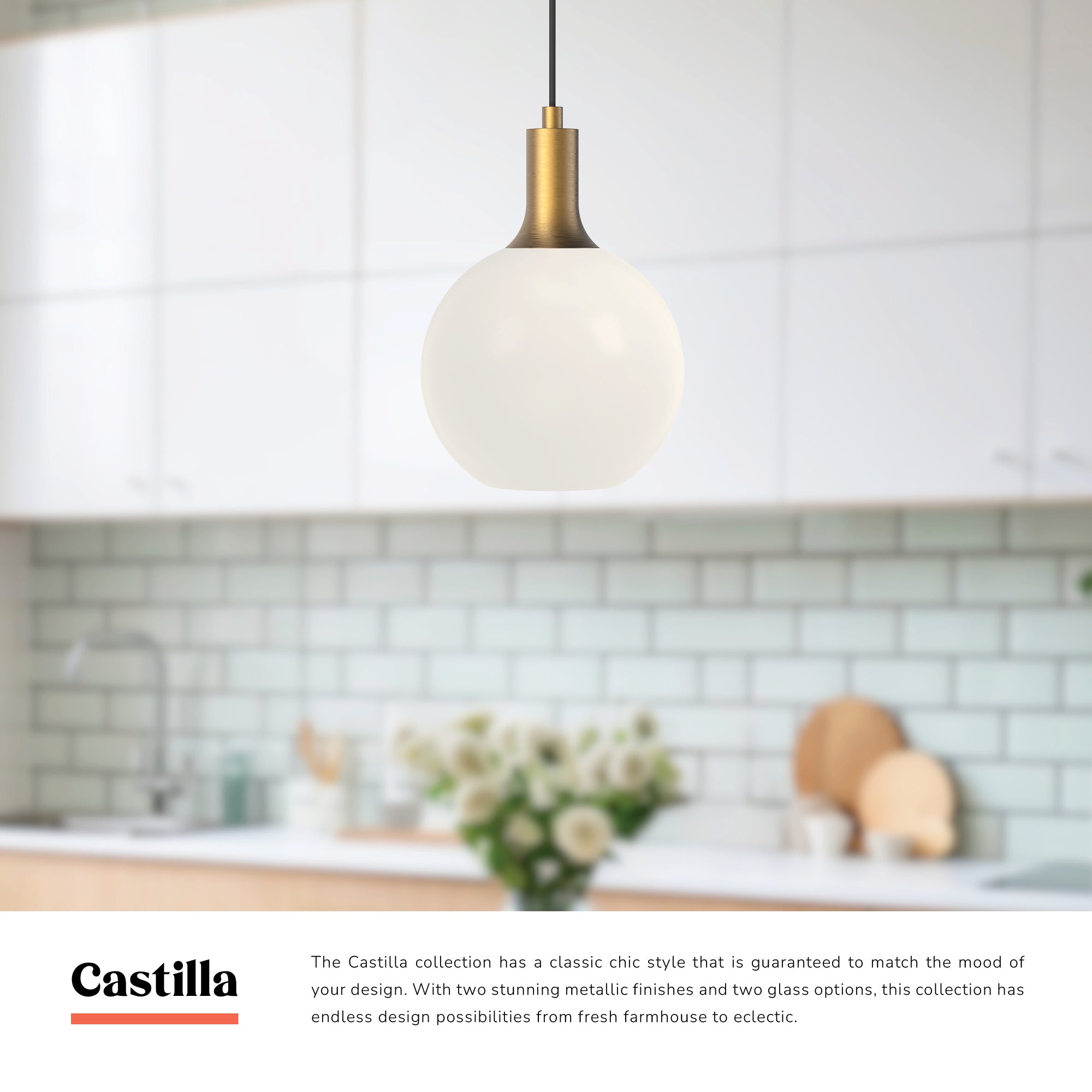 Castilla 8-in Pendant