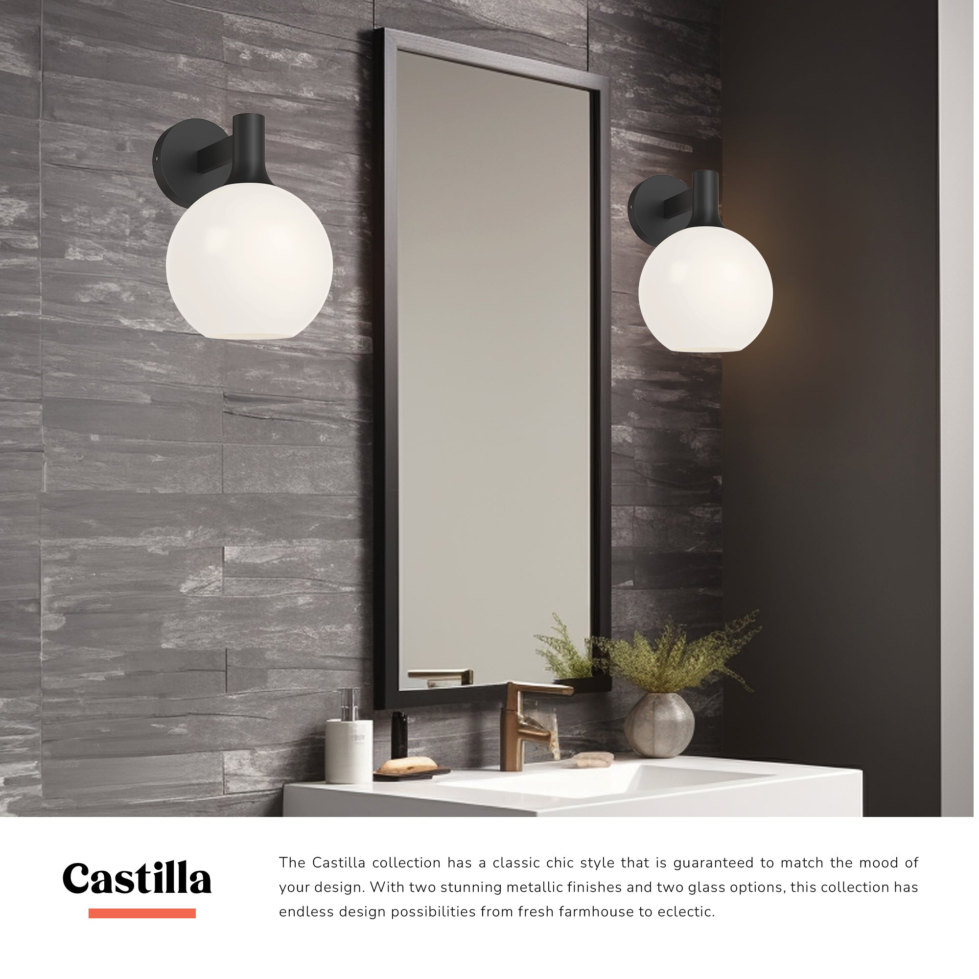 Castilla 8-in Wall/Vanity Light
