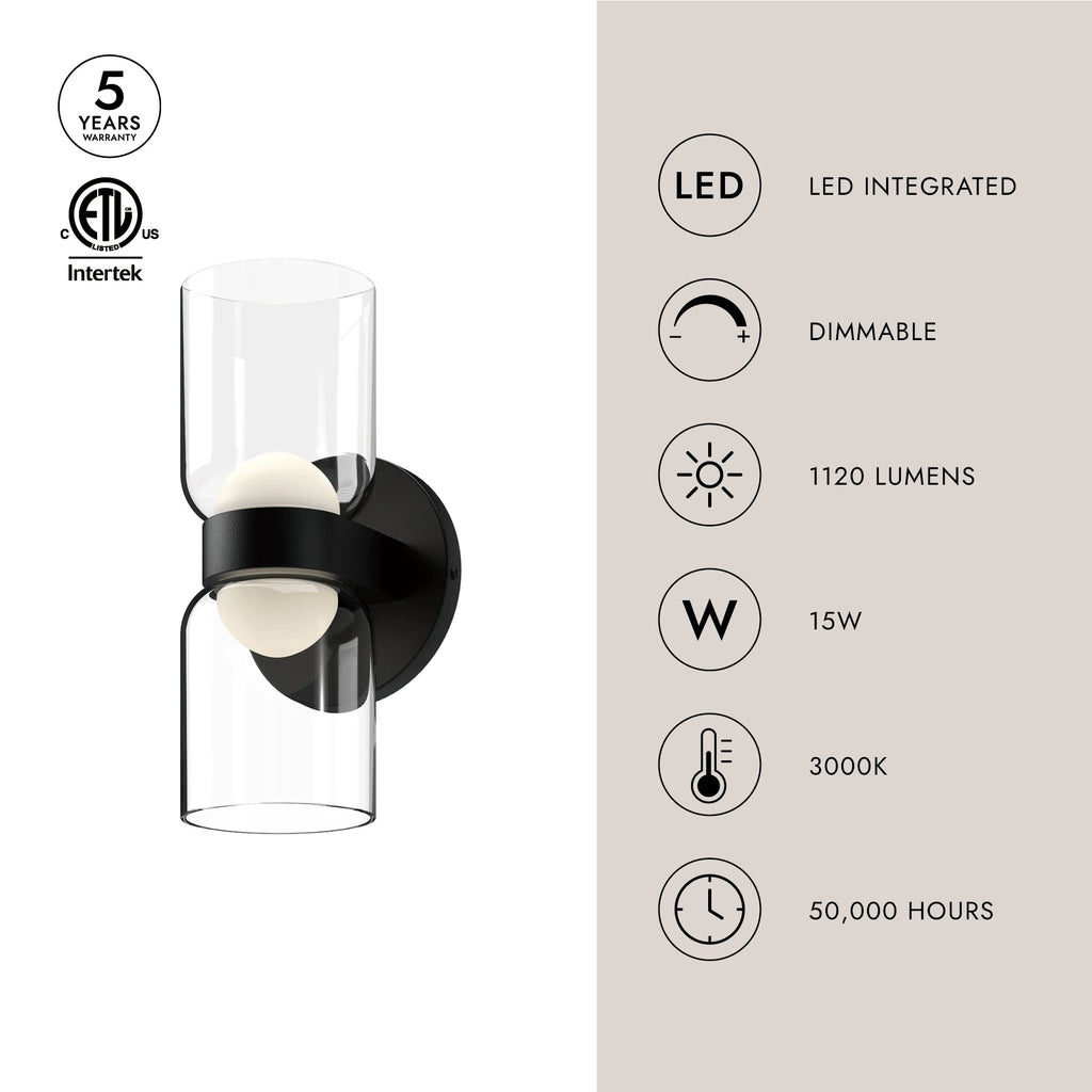 Cedar 11-in Wall Sconce
