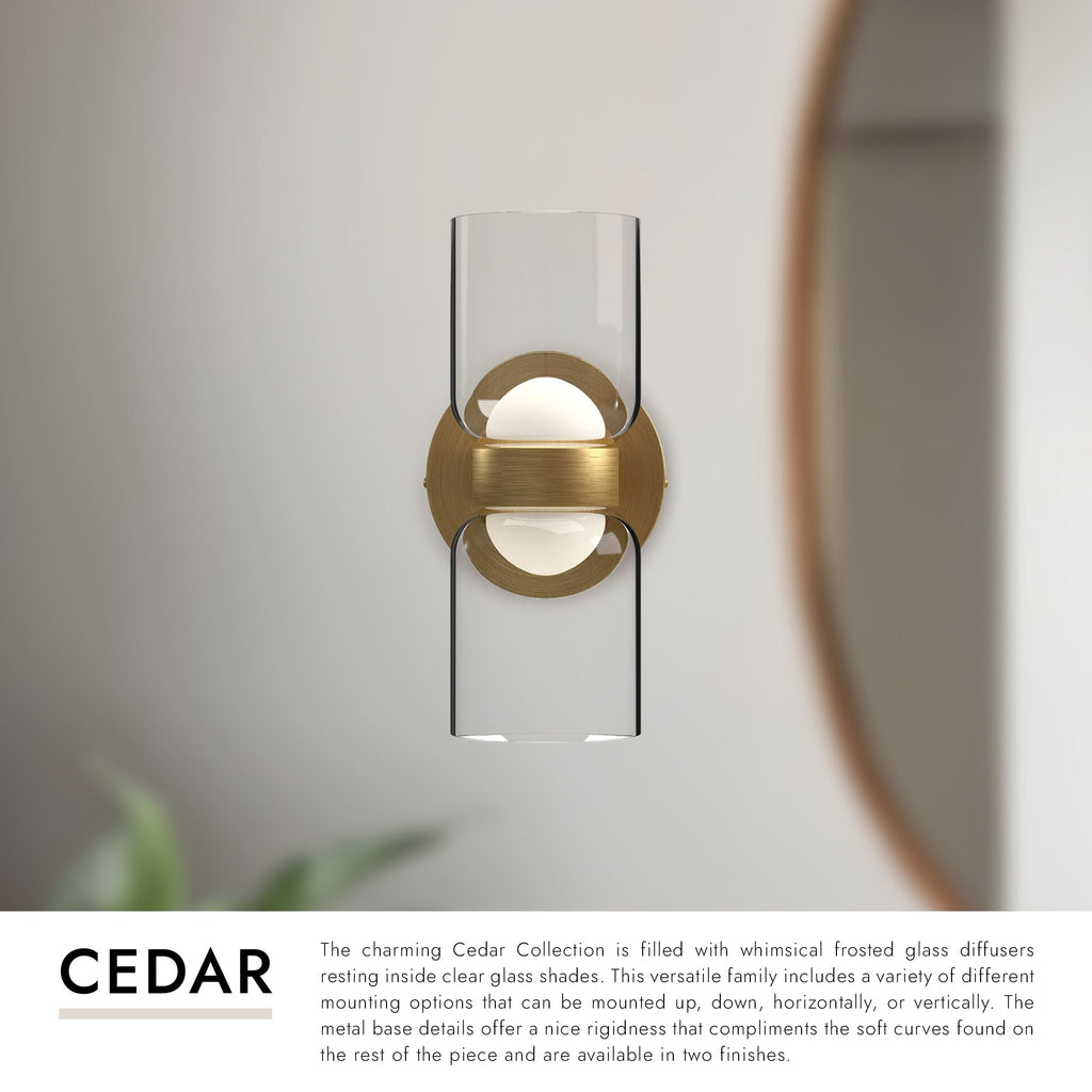 Cedar 11-in Wall Sconce