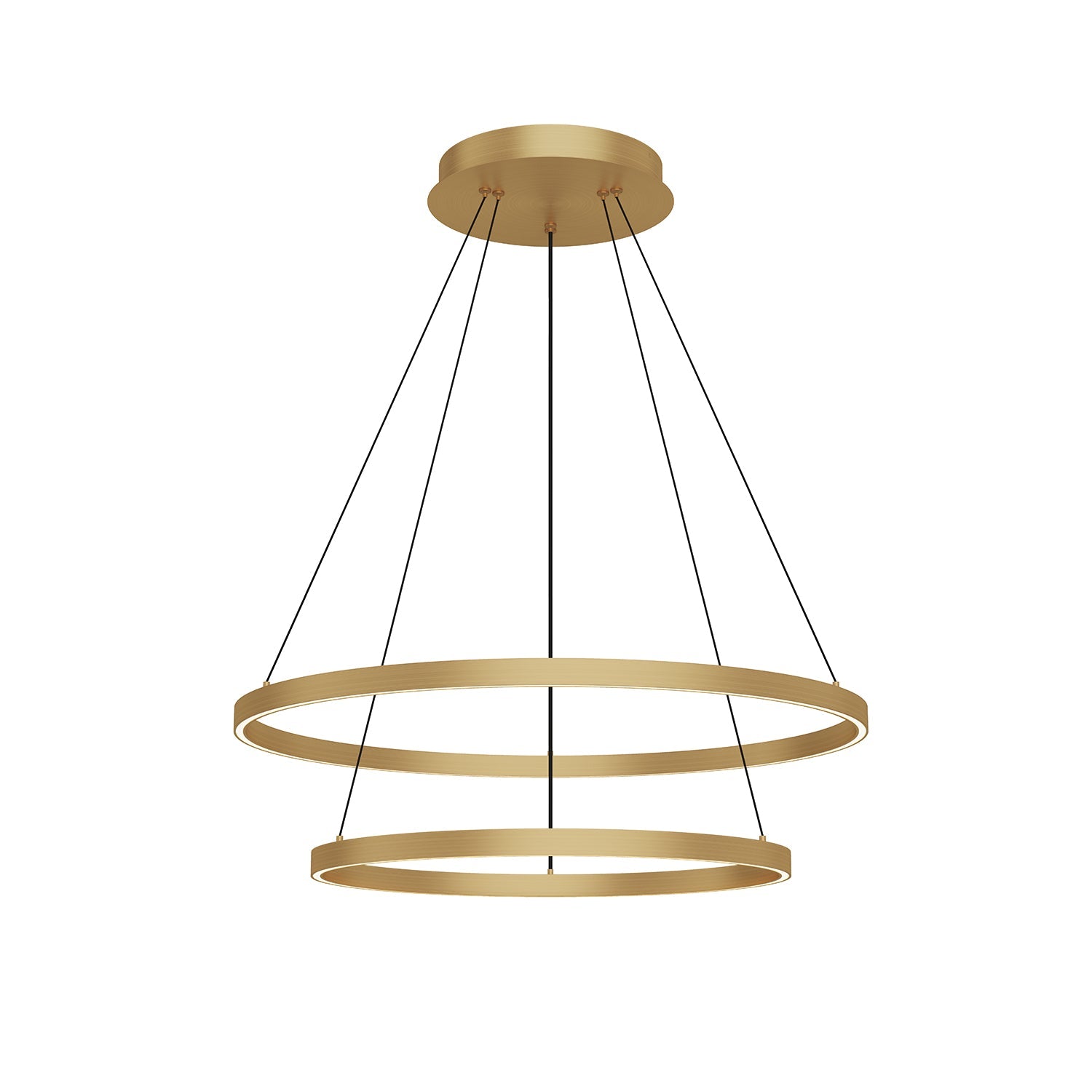 Cerchio 32-in 2 Layer Chandelier