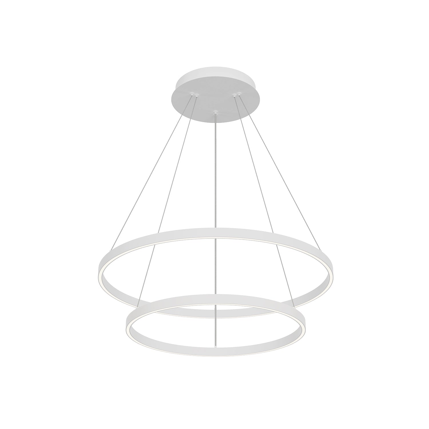 Cerchio 32-in 2 Layer Chandelier