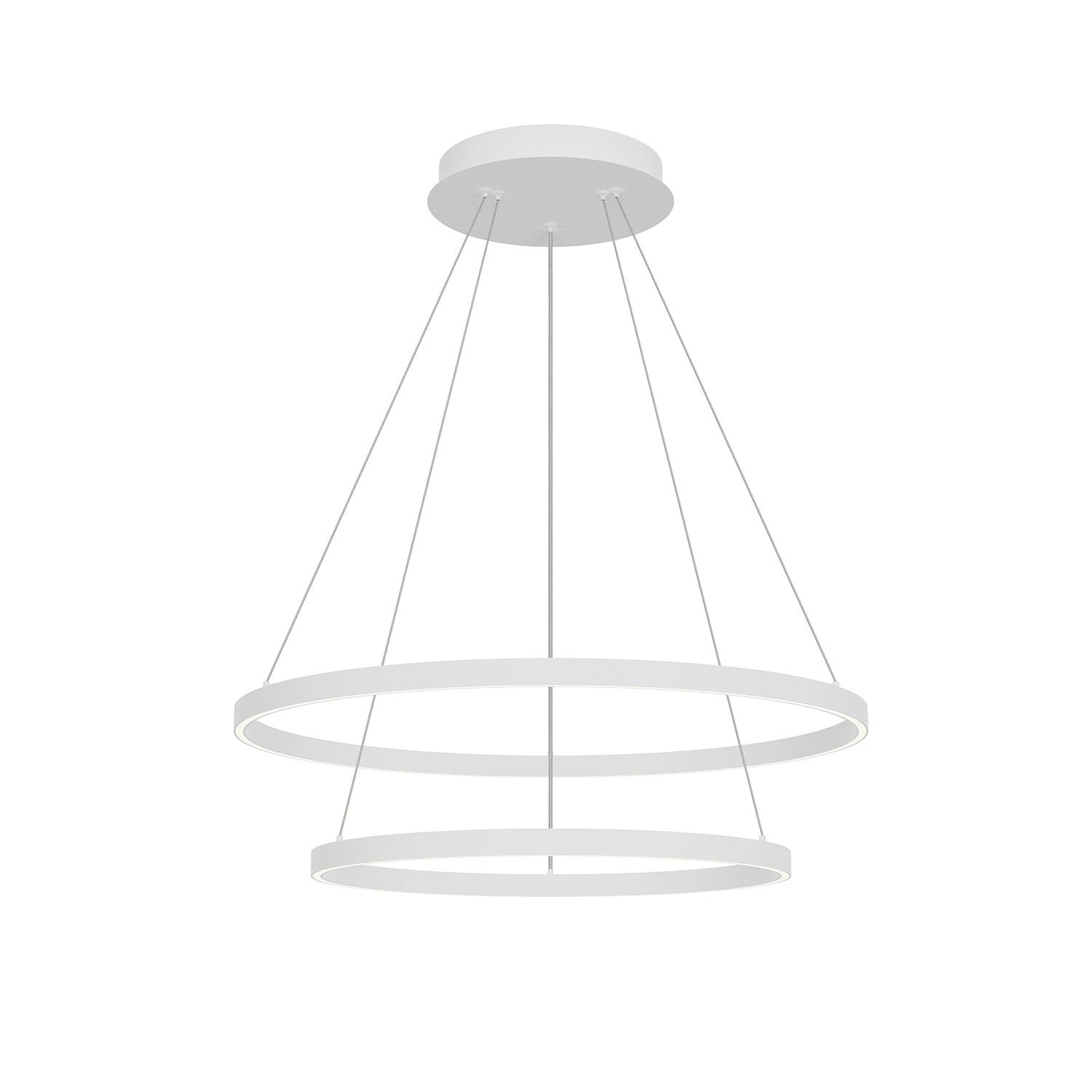 Cerchio 32-in 2 Layer Chandelier