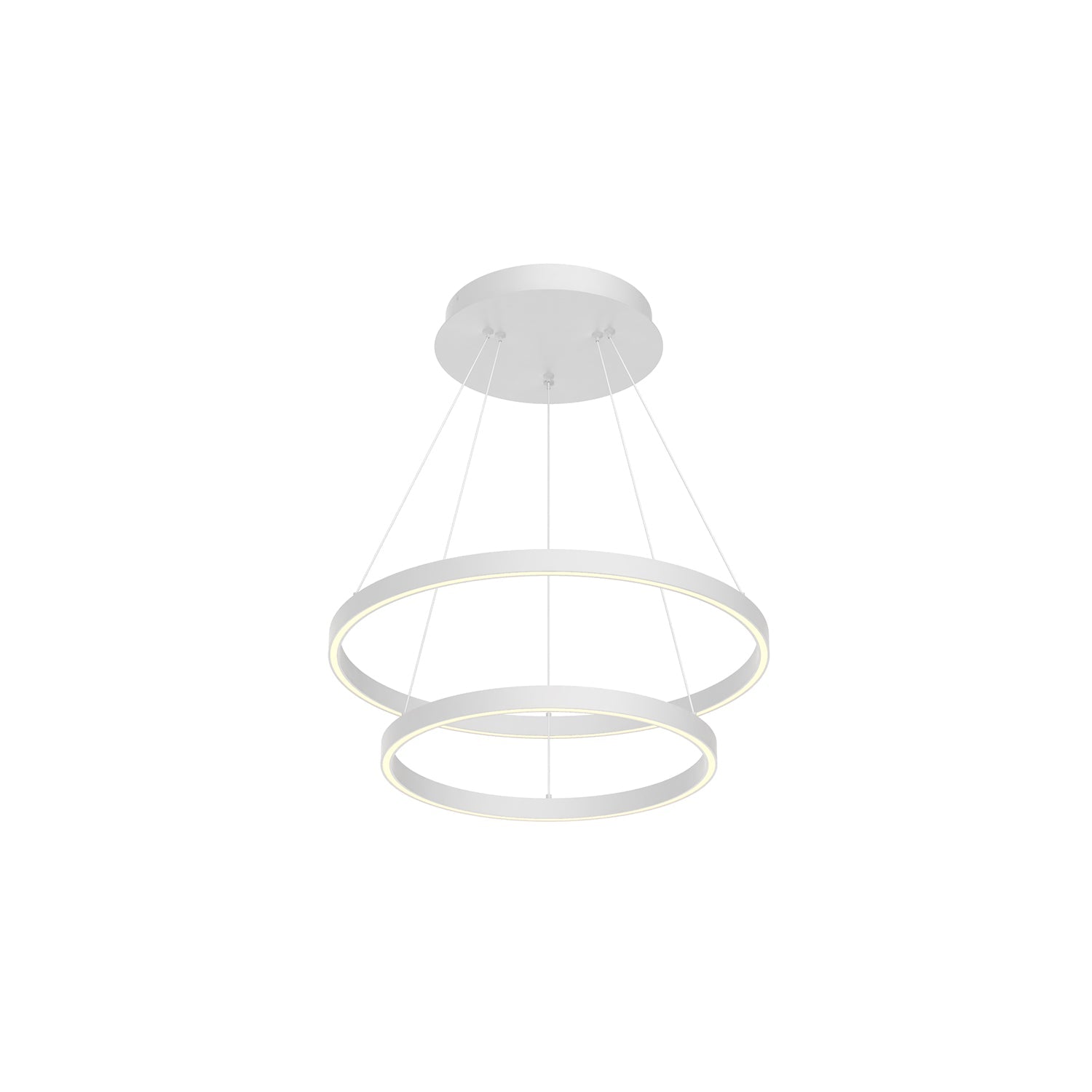 Cerchio 24-in 2 Layer Up/Down Chandelier