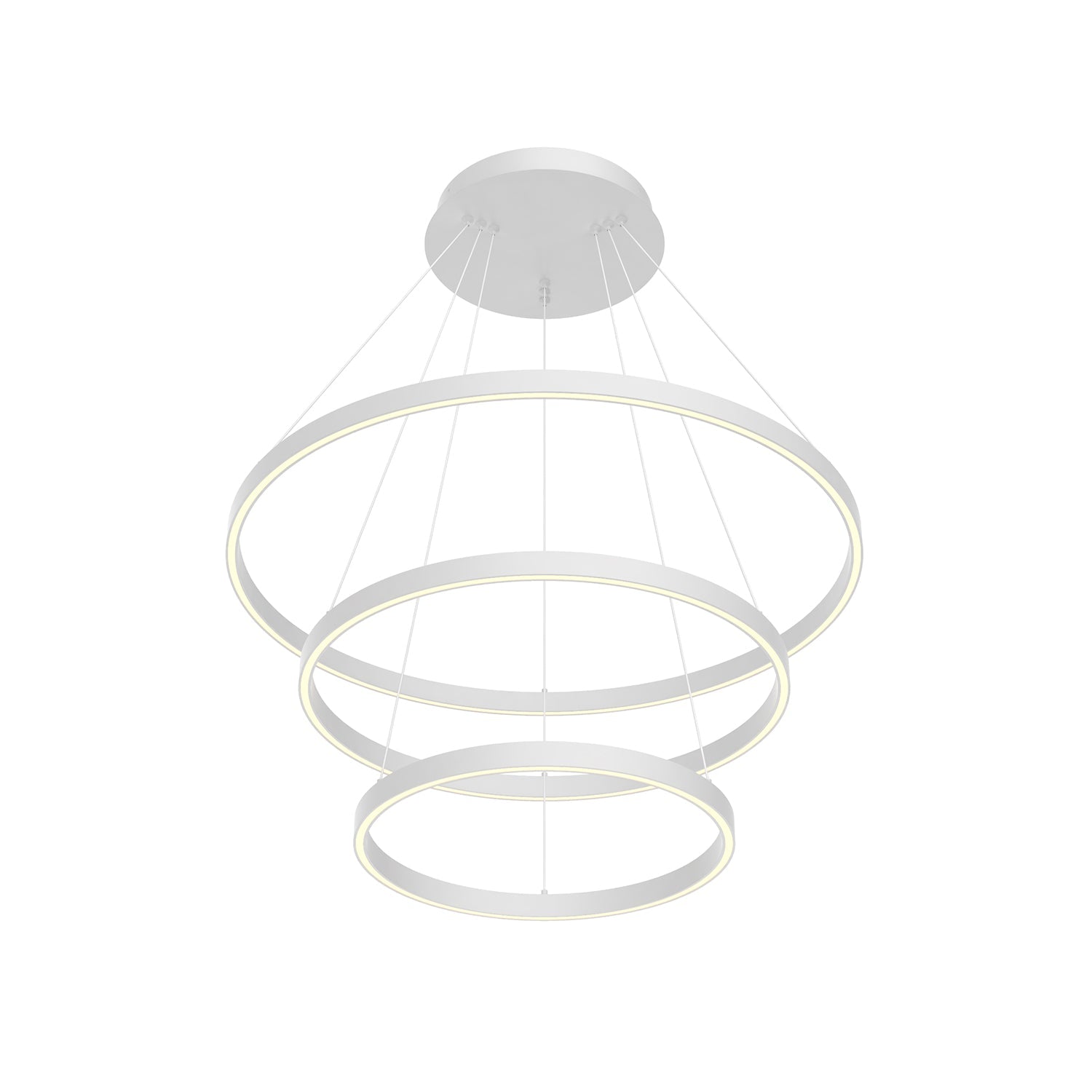 Cerchio 32-in 3 Layer Up/Down Chandelier