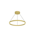 Cerchio 24-in Pendant — Brushed Gold [Universal Voltage and 0-10 Dimming]