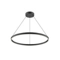 Cerchio 32-in Pendant — Black [Universal Voltage and 0-10 Dimming]