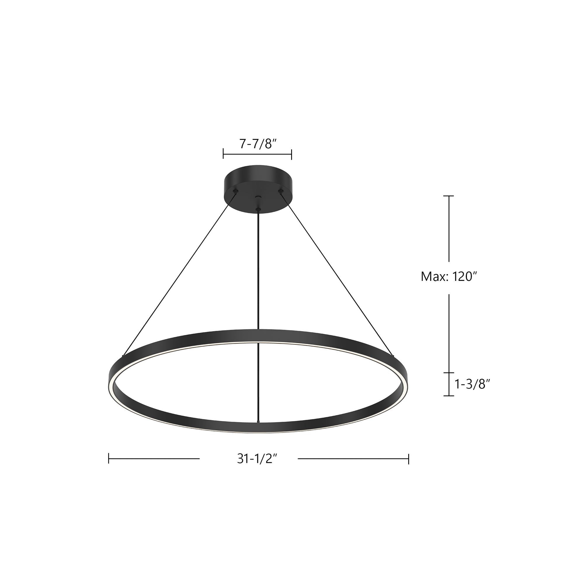 Cerchio 32-in Pendant