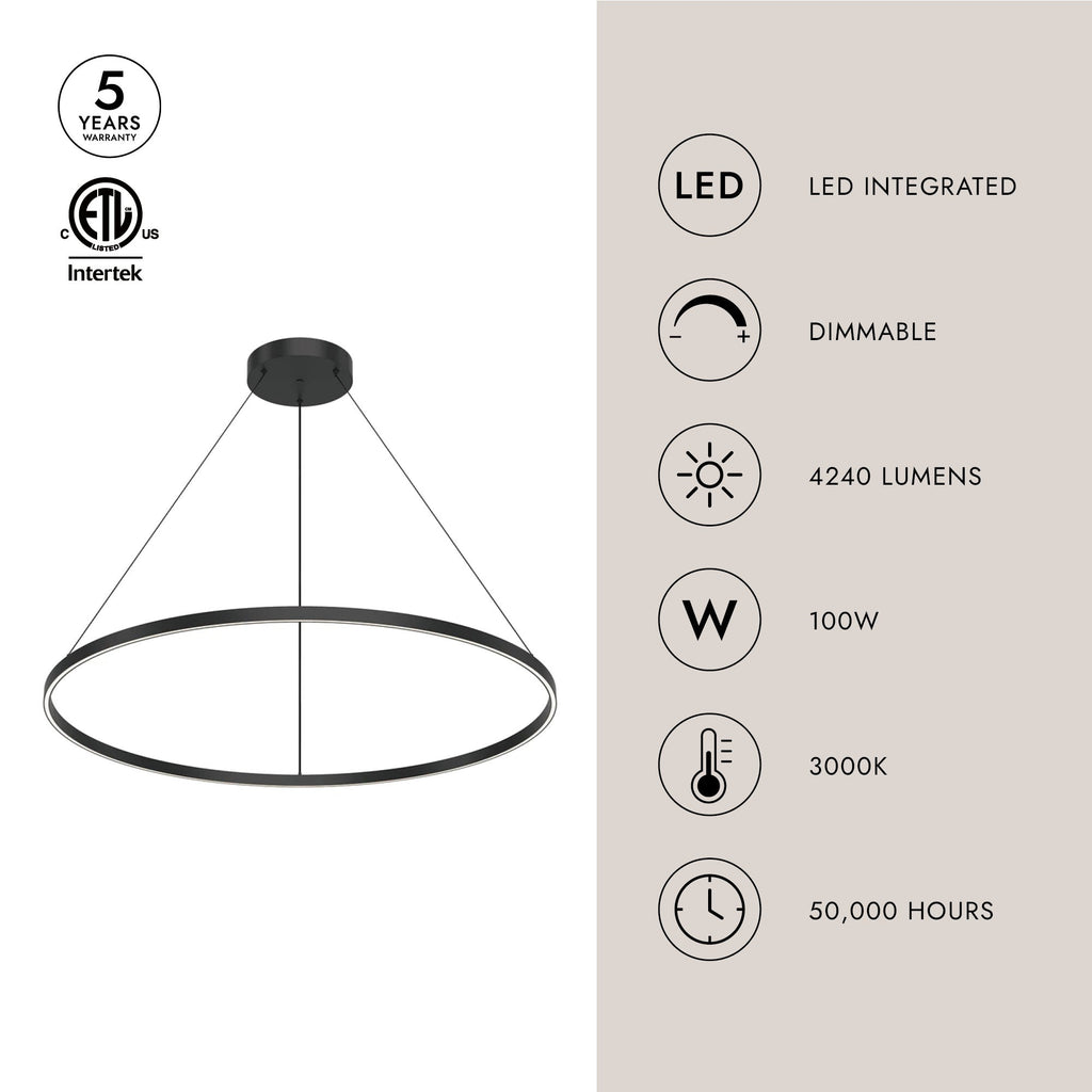 Cerchio 48-in Pendant