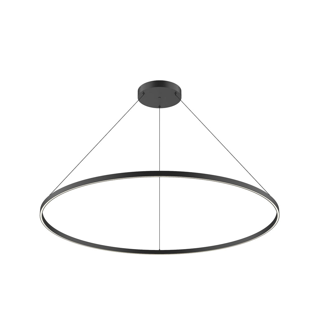 Cerchio 60-in Pendant — Black [Universal Voltage and 0-10 Dimming]