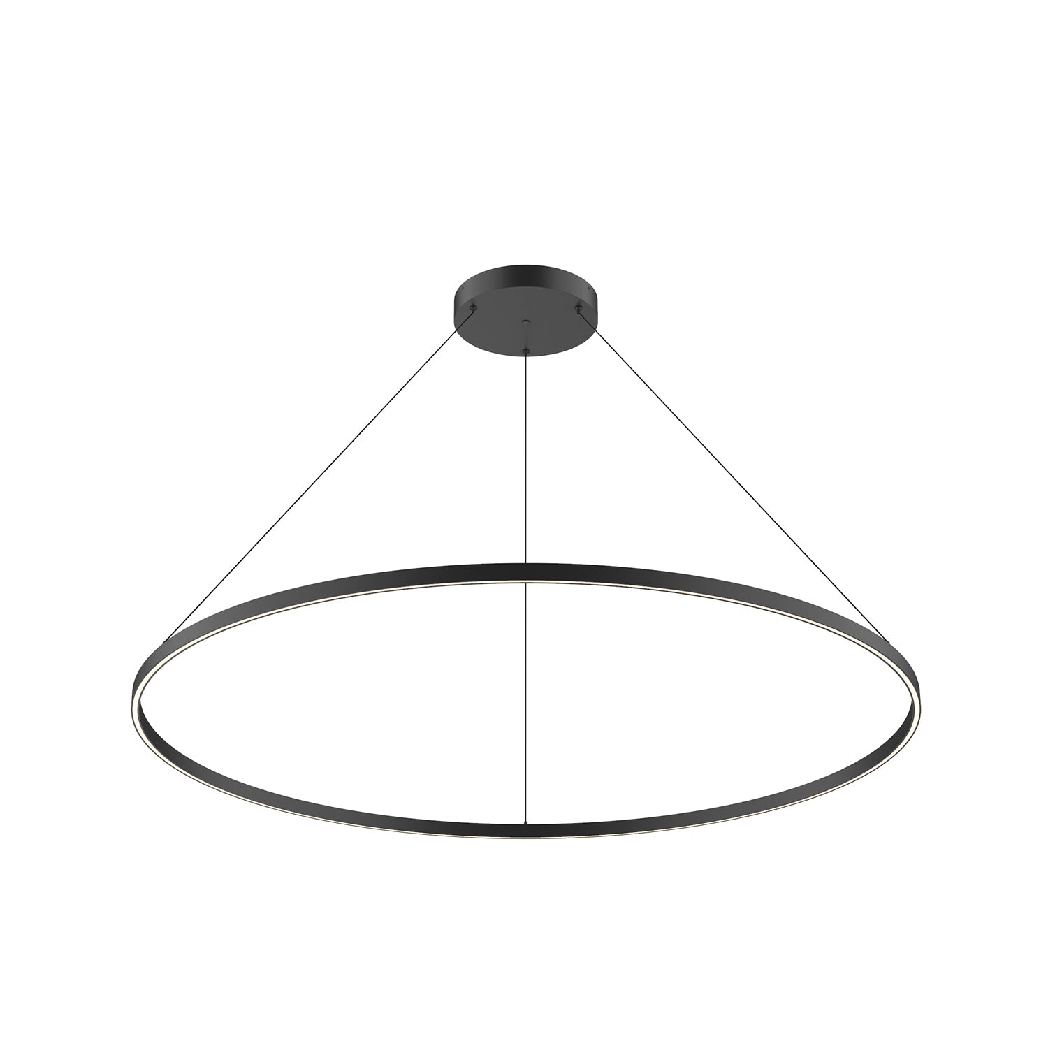 Cerchio 60-in Pendant — Black [Universal Voltage and 0-10 Dimming]