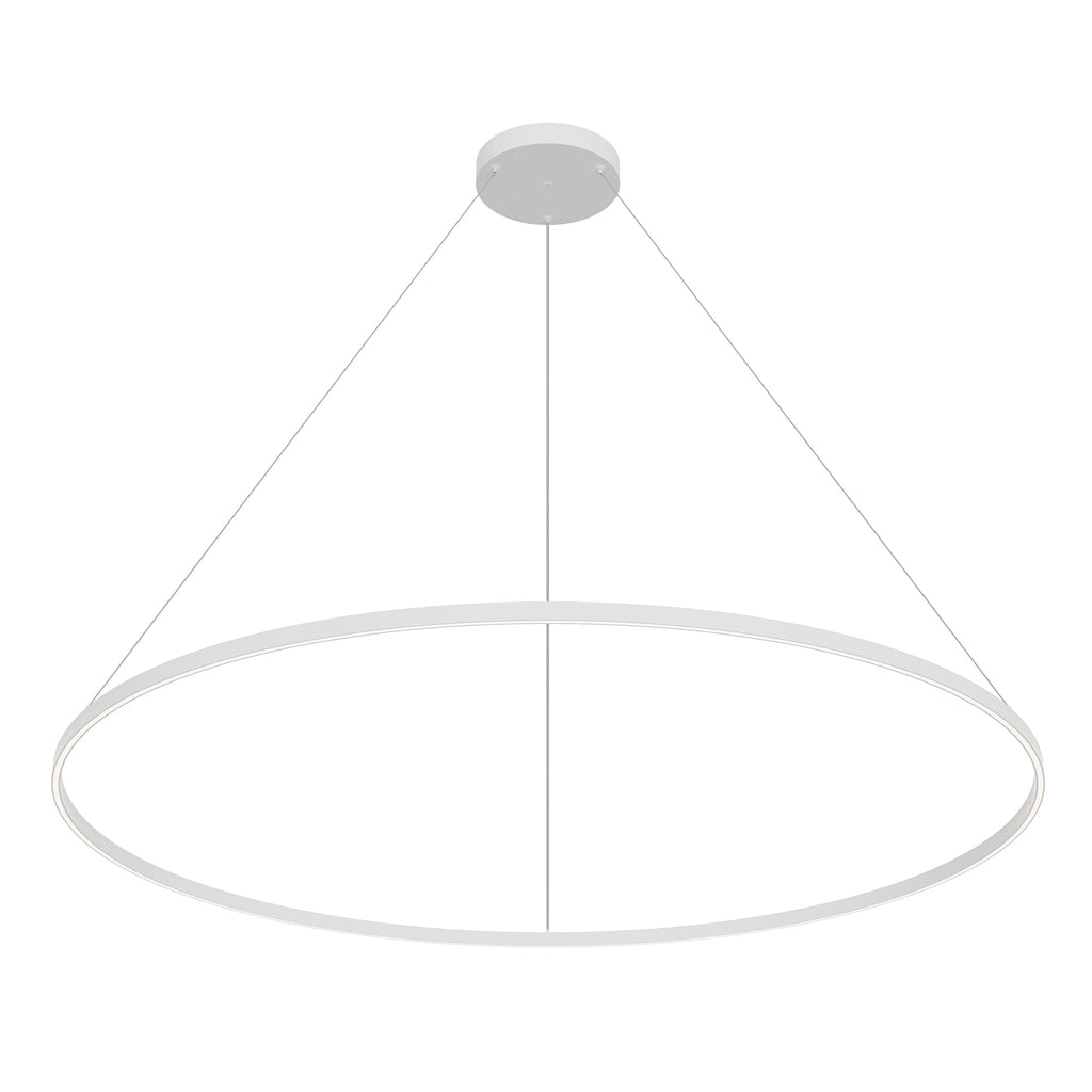 Cerchio 72-in Pendant — White [Universal Voltage and 0-10 Dimming]