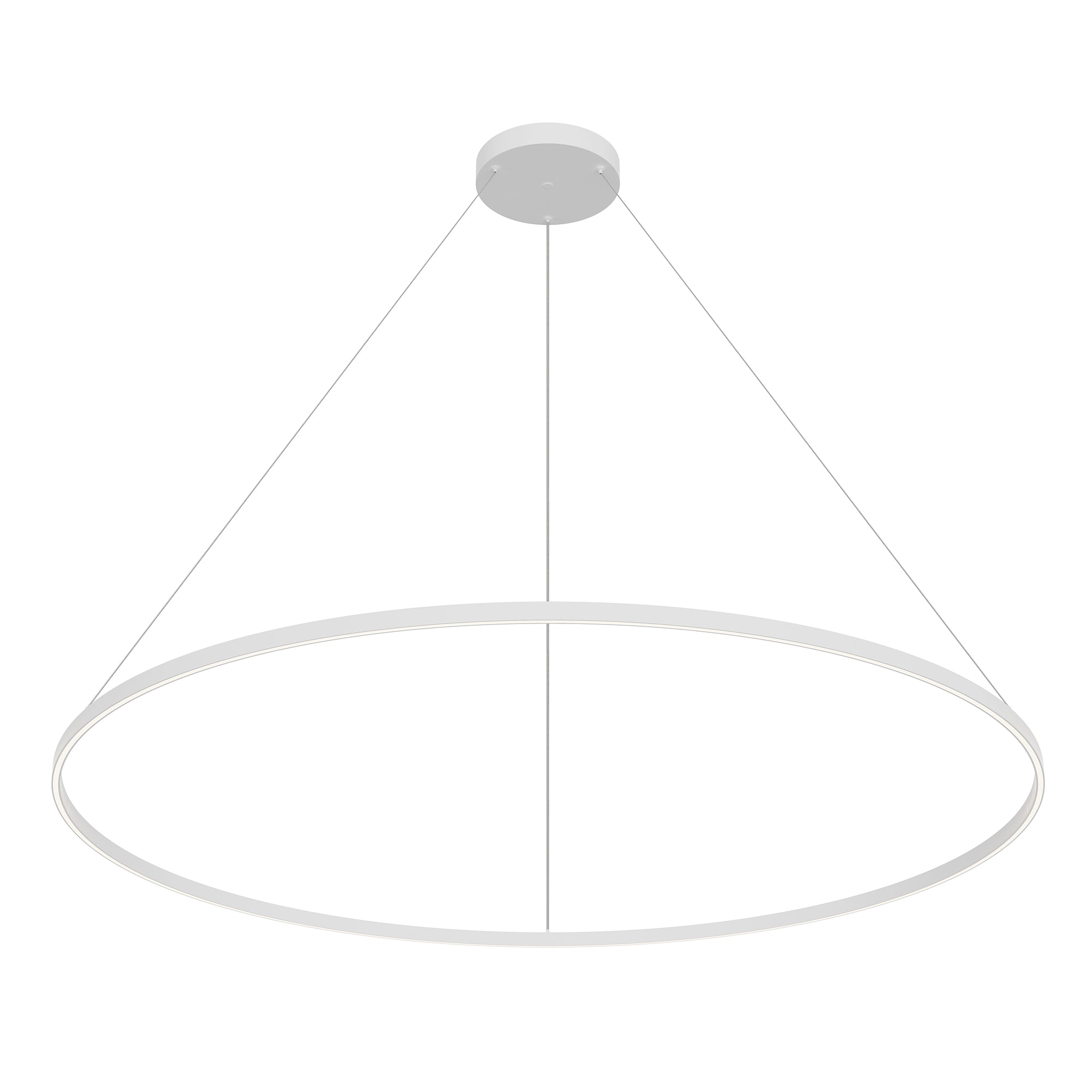 Cerchio 72-in Pendant — White [Universal Voltage and 0-10 Dimming]