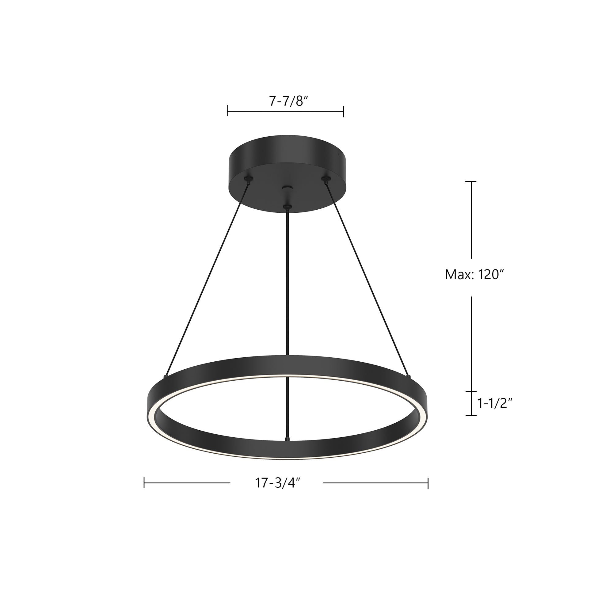 Cerchio 18-in Up/Down Pendant