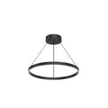Cerchio 24-in Up/Down Pendant — Black [Universal Voltage and 0-10 Dimming]