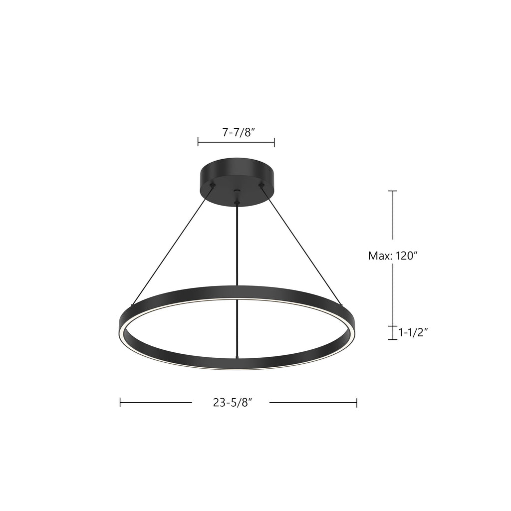 Cerchio 24-in Up/Down Pendant