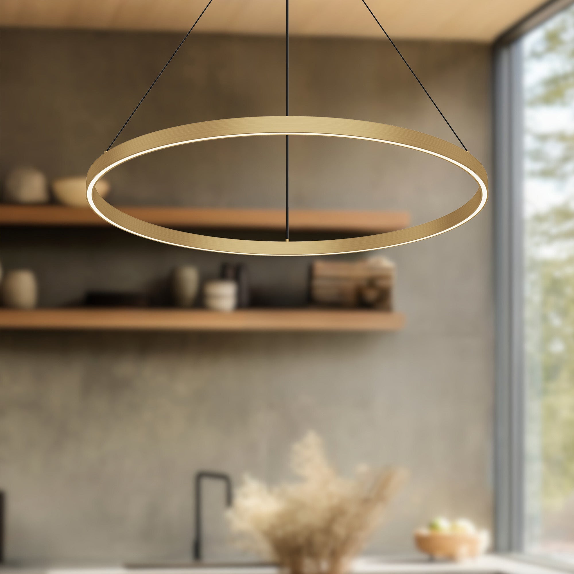 Cerchio 32-in Up/Down Pendant