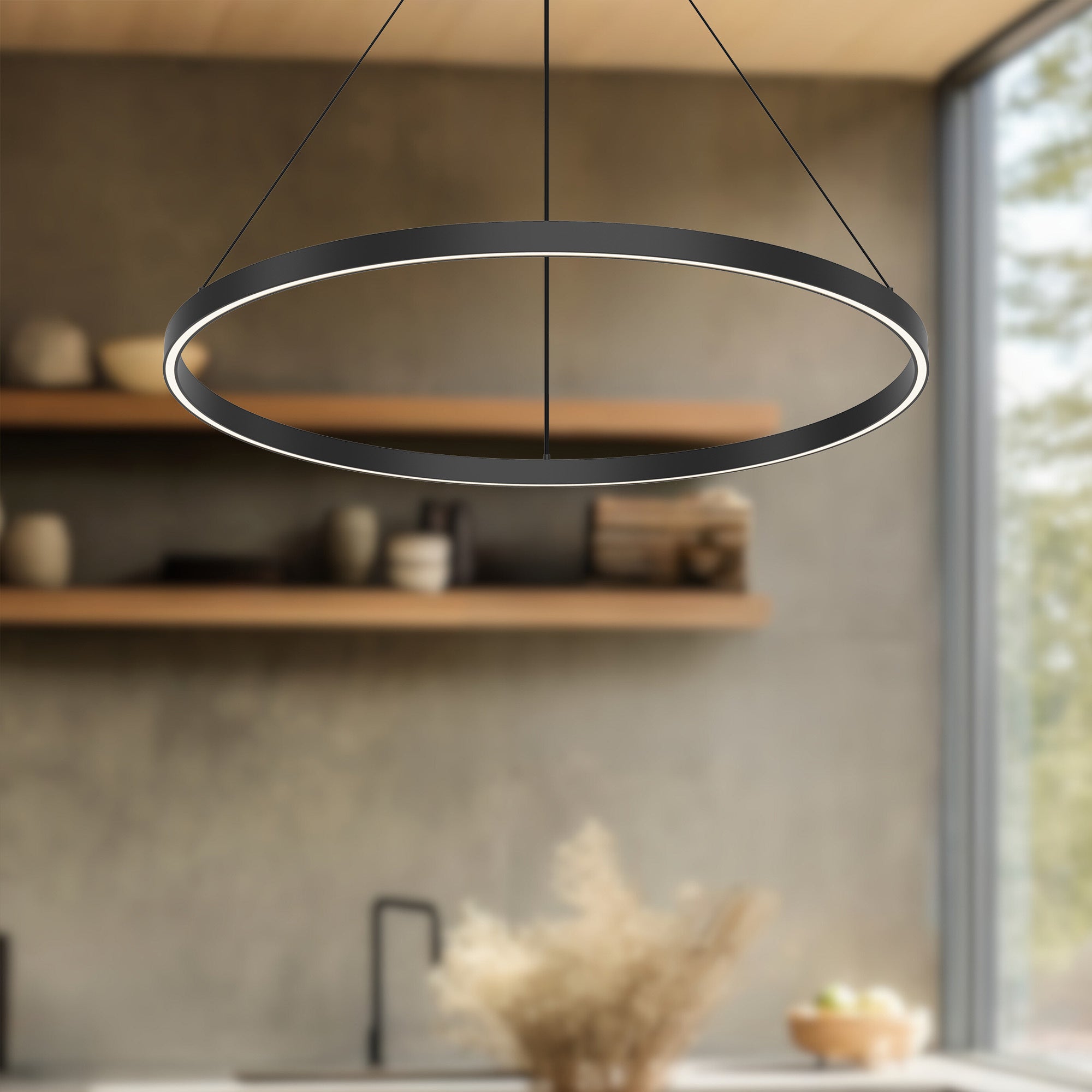 Cerchio 32-in Up/Down Pendant