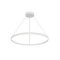 Cerchio 32-in Up/Down Pendant — White [Universal Voltage and 0-10 Dimming]