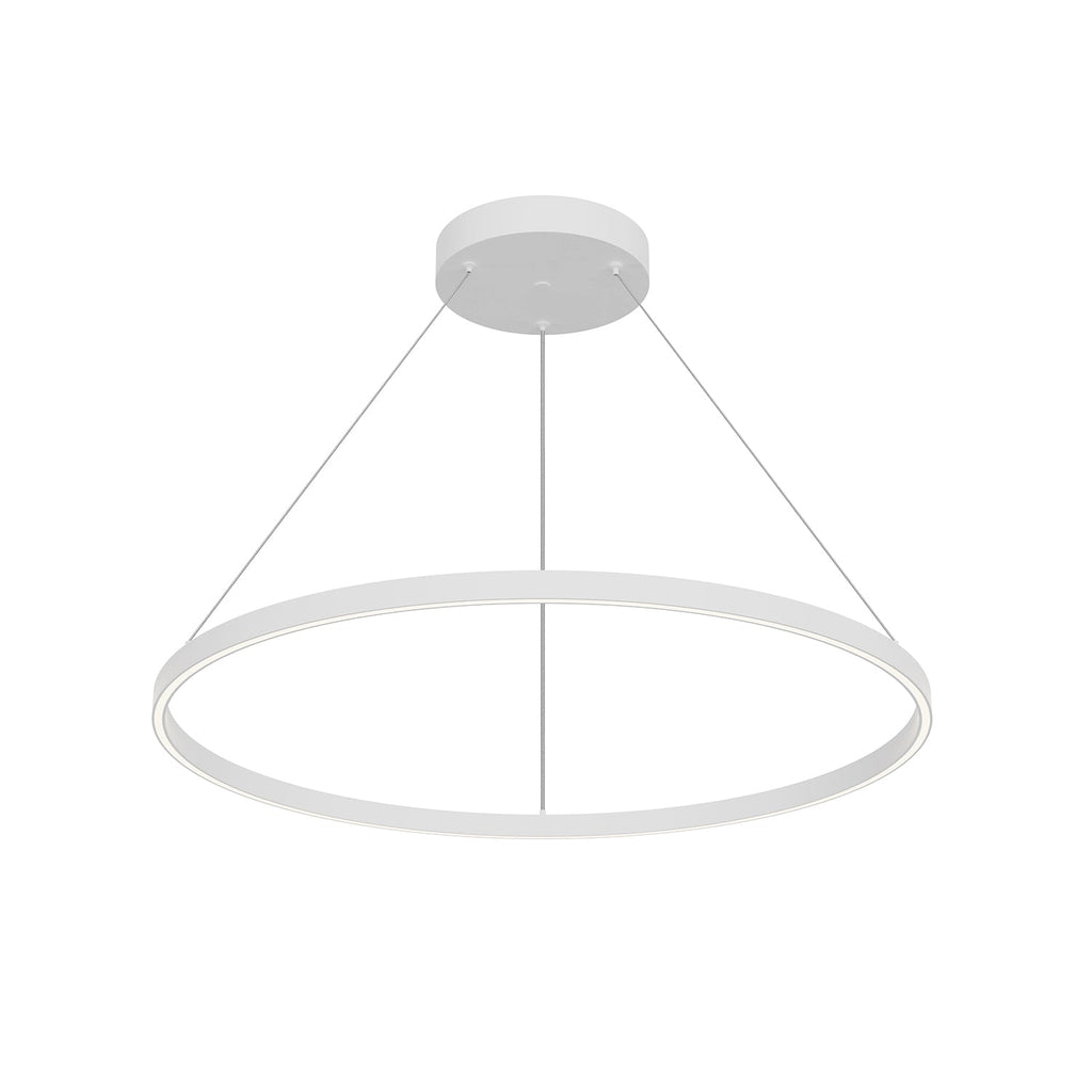 Cerchio 36-in Up/Down Pendant — White [Universal Voltage and 0-10 Dimming]