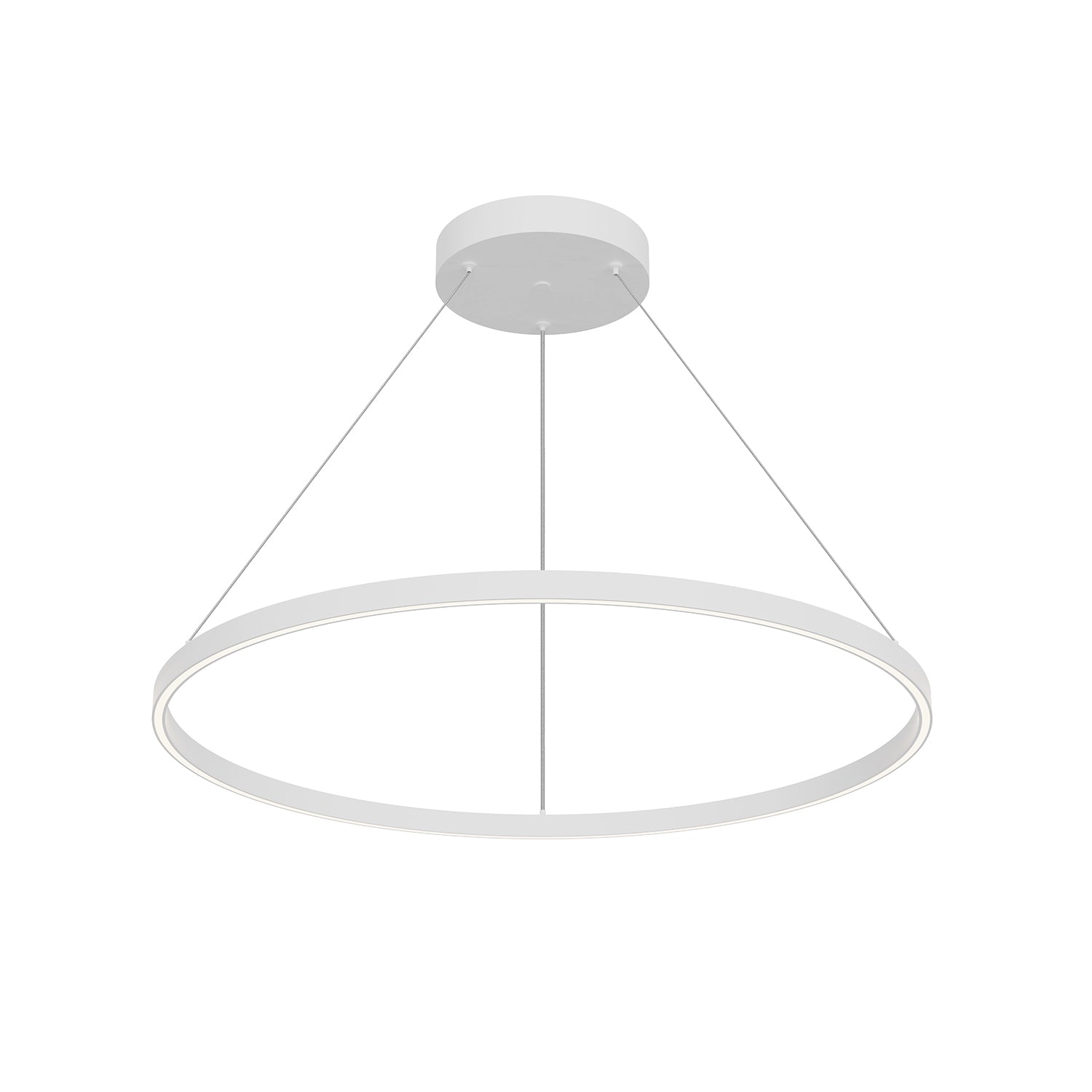 Cerchio 36-in Up/Down Pendant — White [Universal Voltage and 0-10 Dimming]