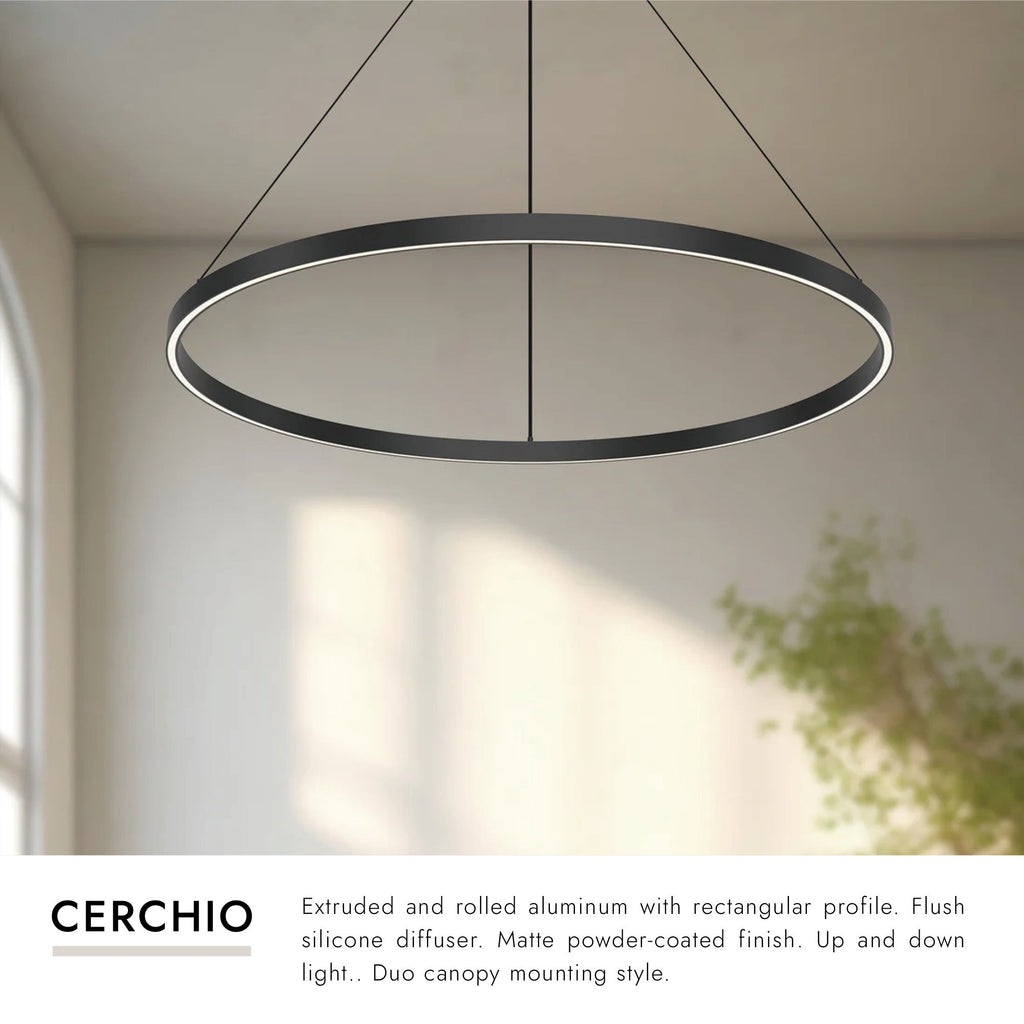 Cerchio 36-in Up/Down Pendant