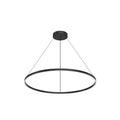 Cerchio 48-in Up/Down Pendant — Black [Universal Voltage and 0-10 Dimming]
