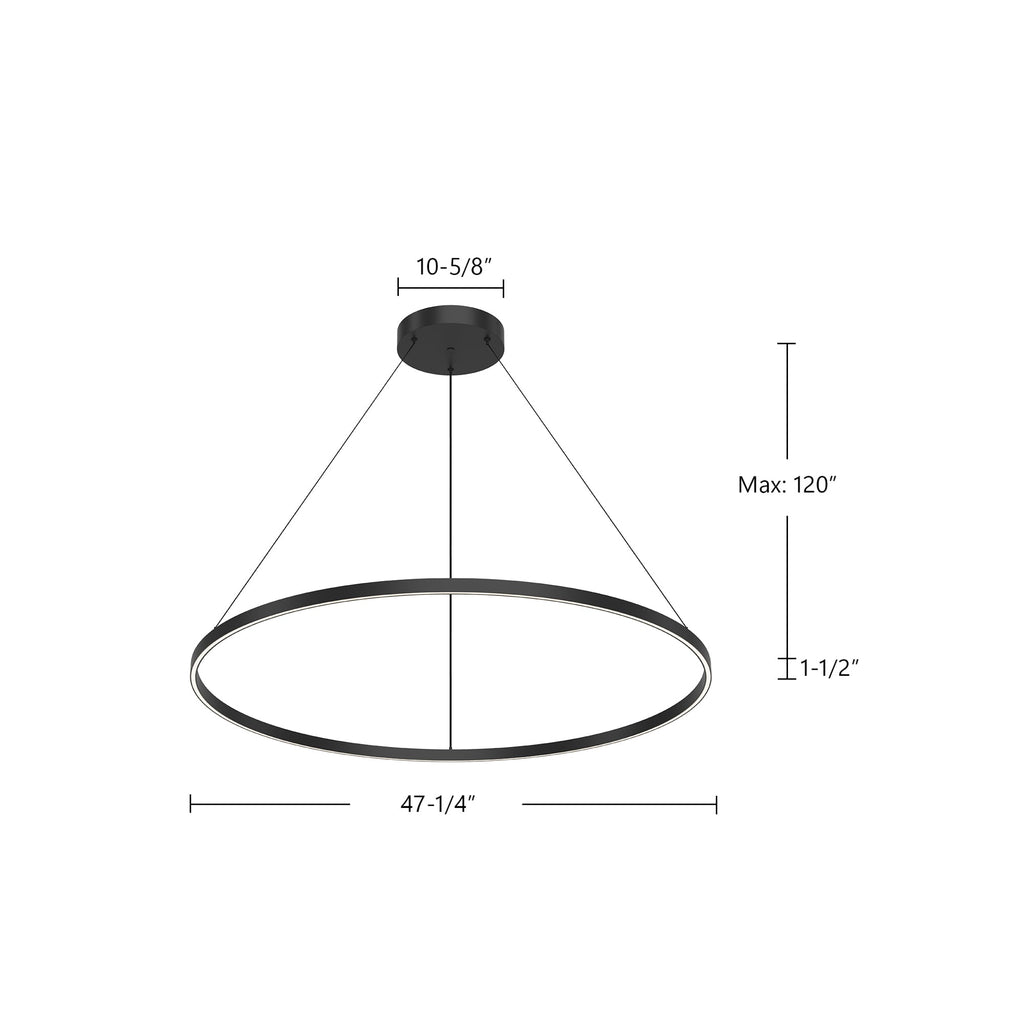 Cerchio 48-in Up/Down Pendant