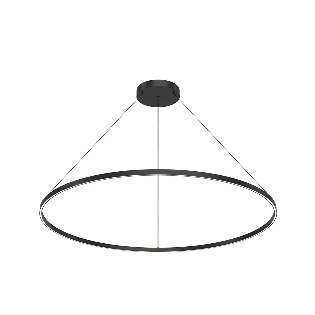 Cerchio 60-in Up/Down Pendant — Black [Universal Voltage and 0-10 Dimming]