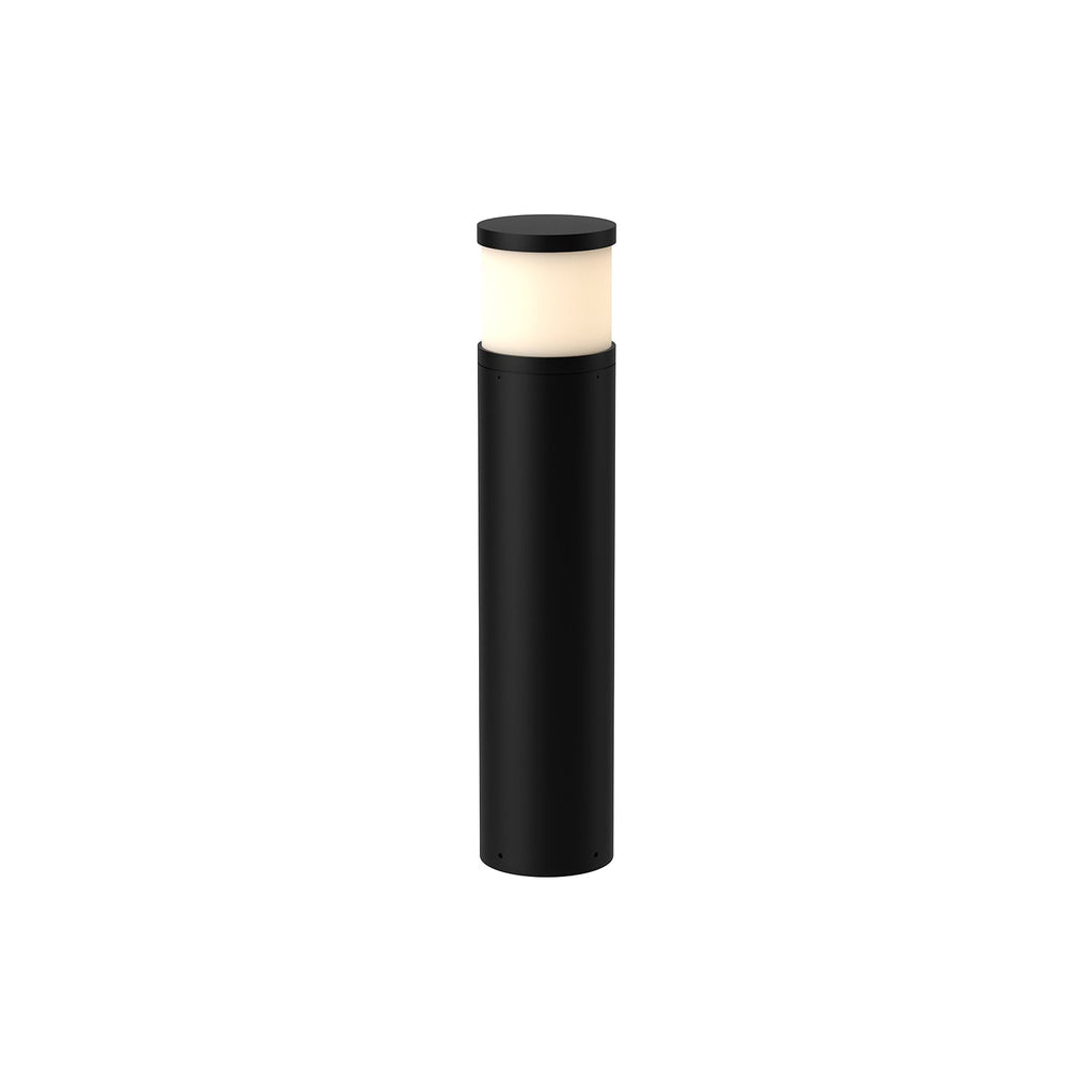 Chadworth 30-in Exterior Bollard — Black [Universal Voltage]