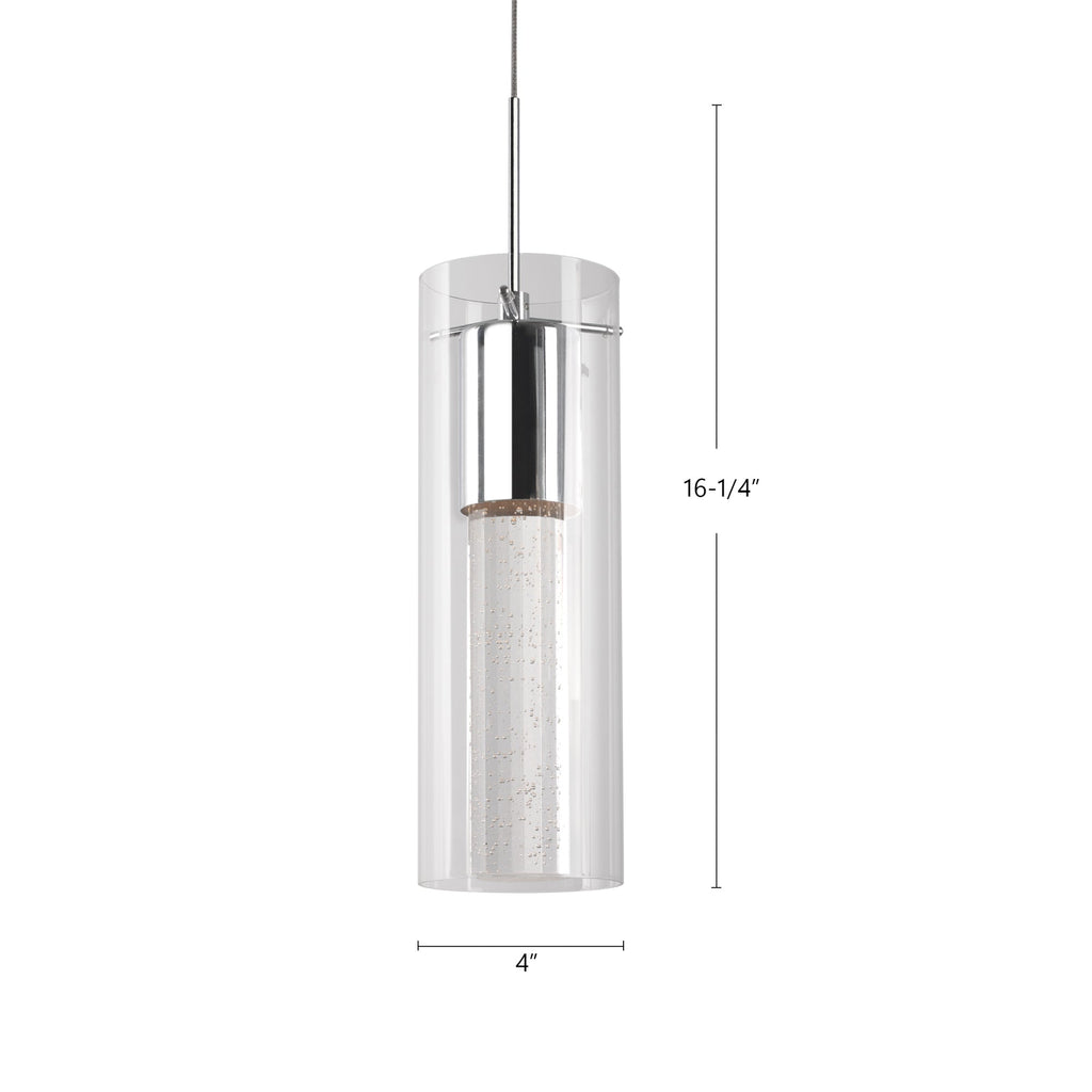 Champagne 4-in Pendant