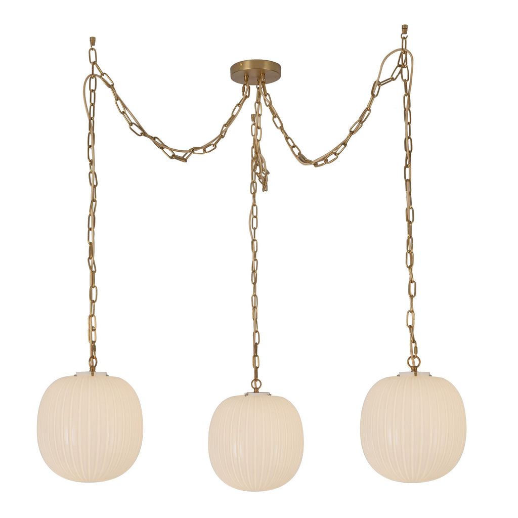Cherise 12-in 3-Head Multi Pendant